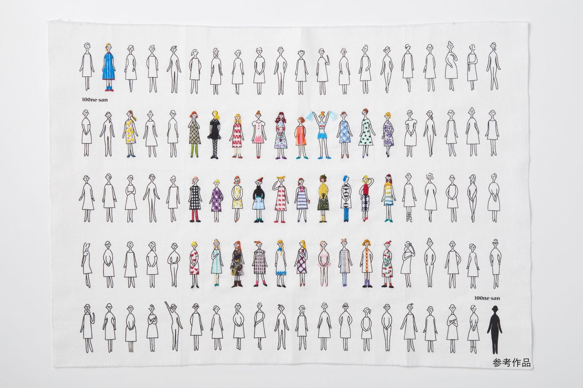 100ネエサン カットクロス（スモーキーブルー） No.222101-31