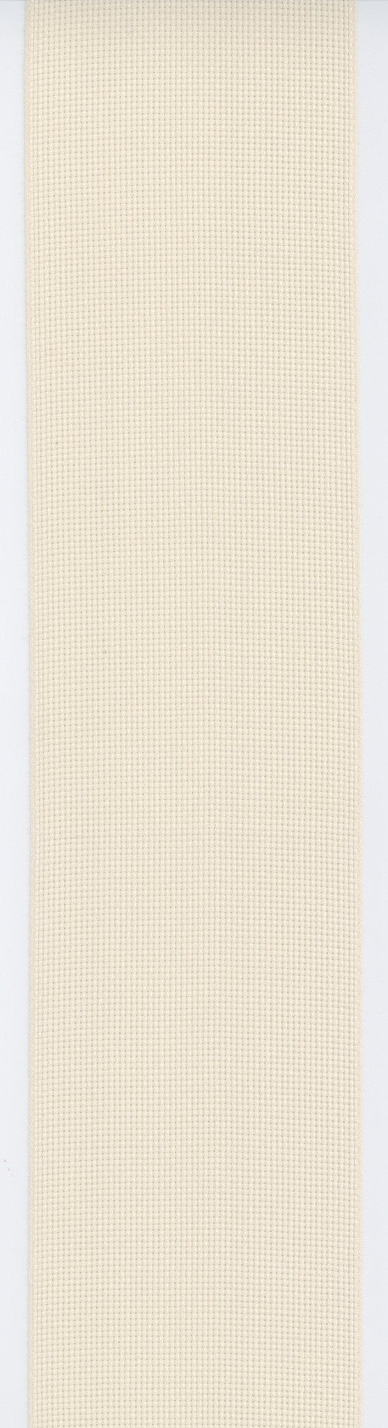 COSMO刺しゅう布 クロスステッチコットンテープ 100mm巾 1ｍカット（生成） No.7262-9-2