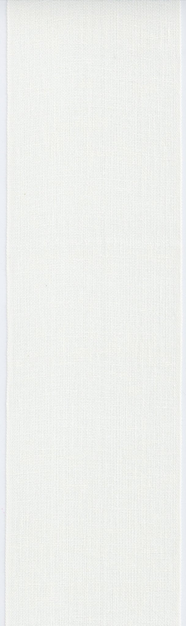 COSMO刺しゅう布 リネンテープ 120mm巾 1ｍカット（白） No.7253-9-1