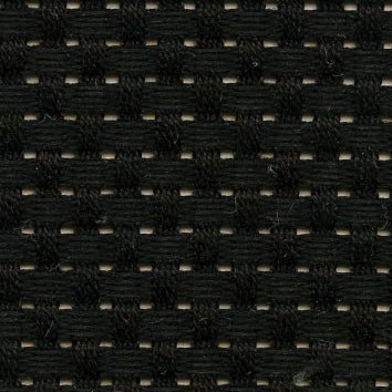 COSMO刺しゅう布 ジャバクロス35（中目） 50cmカットクロス（ブラック） No.3501-2
