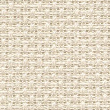 COSMO刺しゅう布 インディアンクロス 50cmカットクロス（アイボリー） No.1135-2