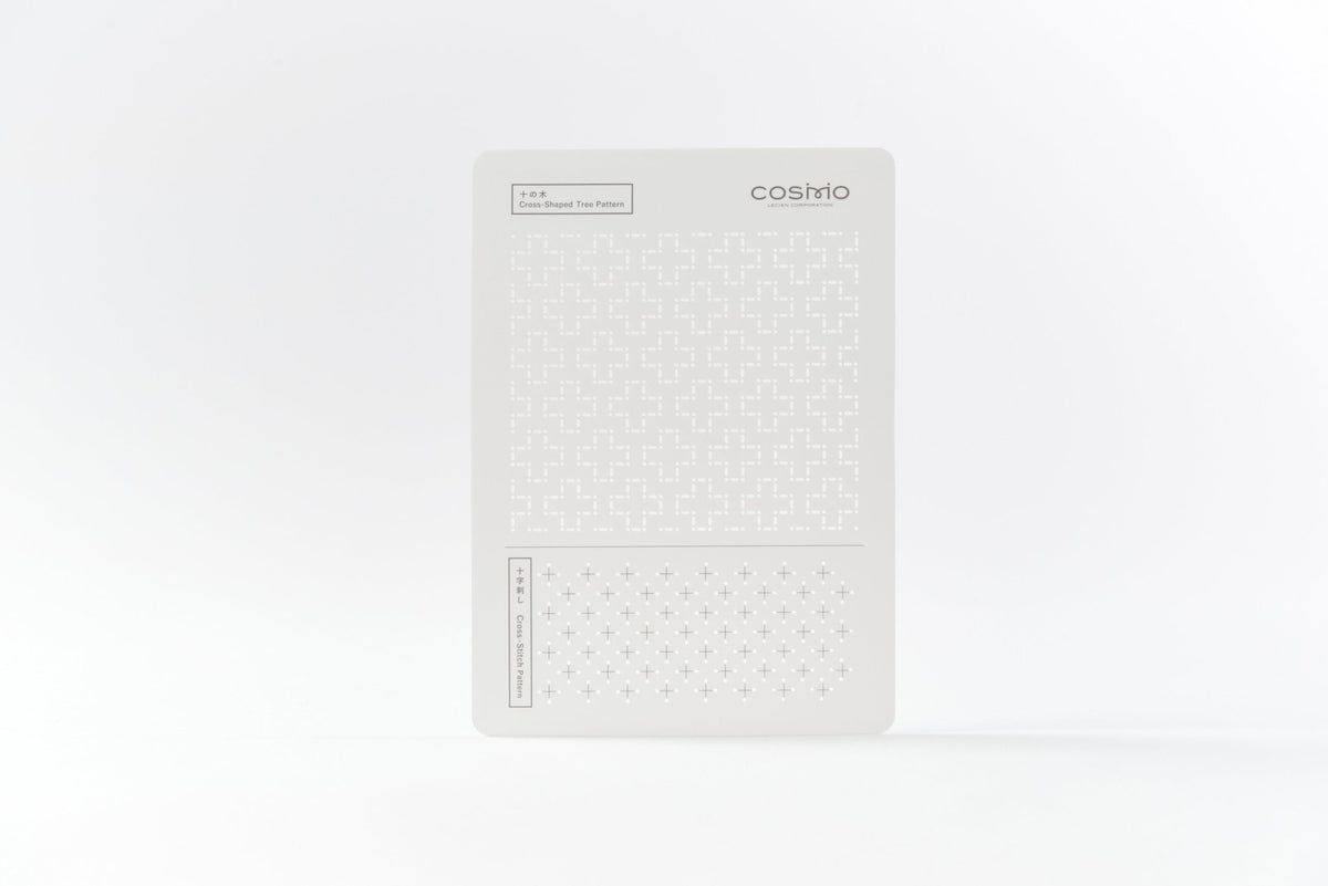 一目刺し　刺し子テンプレート　十の木/十字刺し　No.412412 - COSMO コスモ